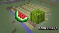 Melon blocks make good trade currency to obtain emeralds (Image via Mojang)